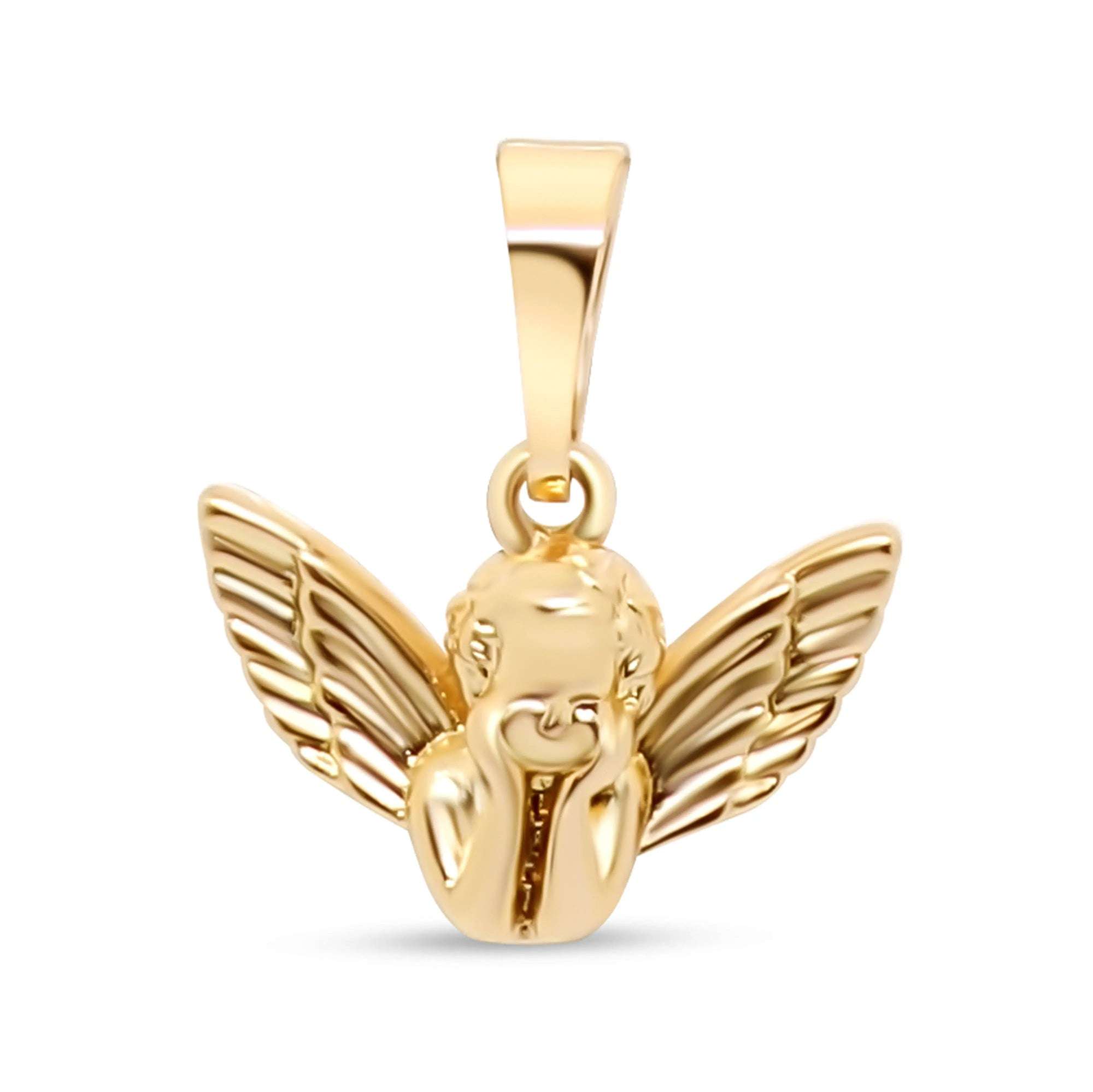 Kulons eņģelis ar 18K zelta pārklājumu – aizsardzības simbols